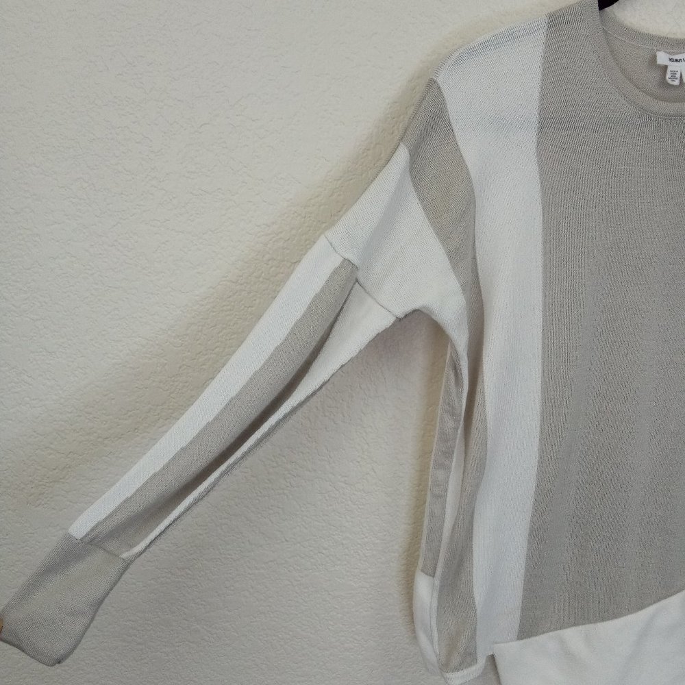 Helmut Lang Color Block Alpaca & Silk Knit Sweater - image 7